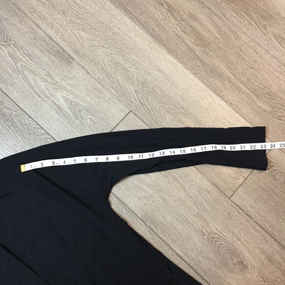 ADAY Something Borrowed Shirt Women's Size S Black Button Up Minimalist Classic - Picture 6 of 7